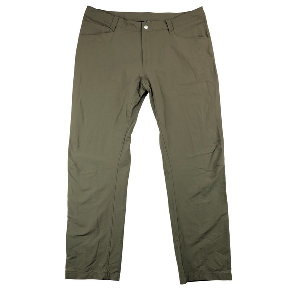 The North Face Retrac Tech Pants Mens 40 Olive Green Outdoor Hiking Stretch GORP - Picture 1 of 13